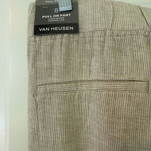 Van Heusen Men's Linen Blend Chinos - Light Brown